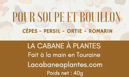 Pour soupes et bouillons : Cèpes