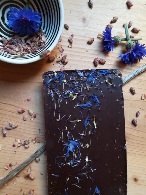 Chocolat noir 58% : Bourgeons de cassis