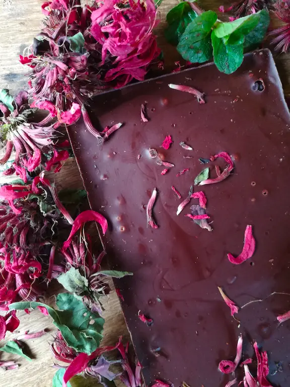Chocolat noir menthe poivrée